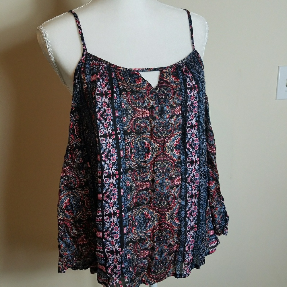 Japna floral open shoulder Blouse Boho Festival s